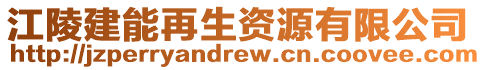 江陵建能再生資源有限公司