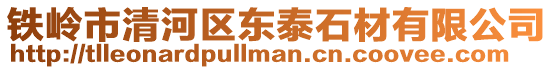 鐵嶺市清河區(qū)東泰石材有限公司