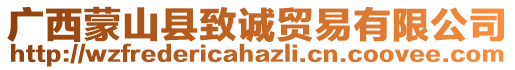 廣西蒙山縣致誠(chéng)貿(mào)易有限公司