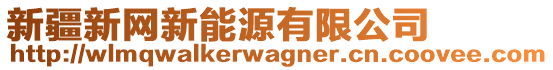 新疆新網(wǎng)新能源有限公司