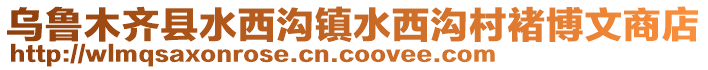烏魯木齊縣水西溝鎮(zhèn)水西溝村褚博文商店