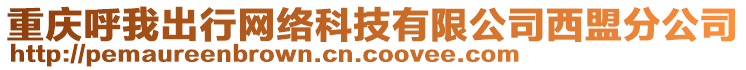 重庆呼我出行网络科技有限公司西盟分公司