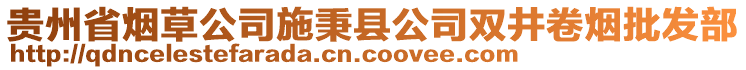 贵州省烟草公司施秉县公司双井卷烟批发部