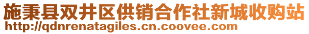 施秉县双井区供销合作社新城收购站