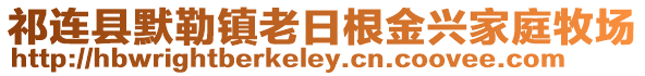 祁連縣默勒鎮(zhèn)老日根金興家庭牧場