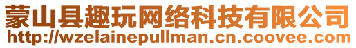 蒙山縣趣玩網(wǎng)絡(luò)科技有限公司