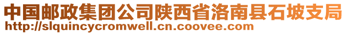中國郵政集團公司陜西省洛南縣石坡支局
