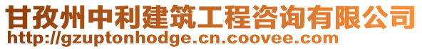 甘孜州中利建筑工程咨詢有限公司