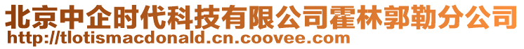 北京中企時代科技有限公司霍林郭勒分公司