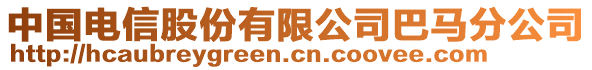 中國電信股份有限公司巴馬分公司
