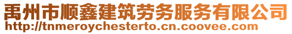 禹州市順鑫建筑勞務(wù)服務(wù)有限公司