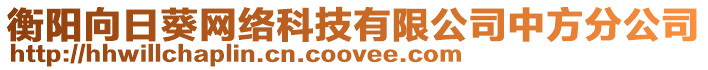 衡陽向日葵網(wǎng)絡(luò)科技有限公司中方分公司