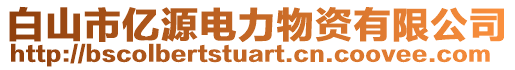 白山市億源電力物資有限公司