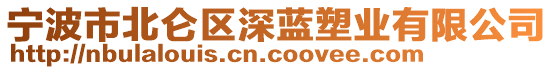 寧波市北侖區(qū)深藍(lán)塑業(yè)有限公司