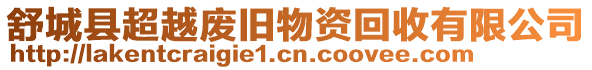 舒城縣超越廢舊物資回收有限公司