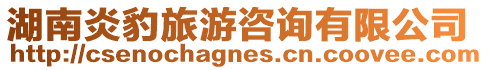 湖南炎豹旅游咨詢有限公司