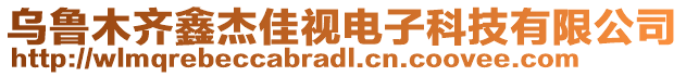 烏魯木齊鑫杰佳視電子科技有限公司