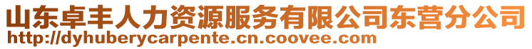 山東卓豐人力資源服務(wù)有限公司東營(yíng)分公司