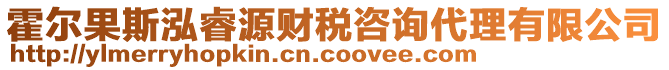 霍爾果斯泓睿源財(cái)稅咨詢代理有限公司