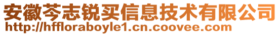 安徽芩志銳買信息技術(shù)有限公司