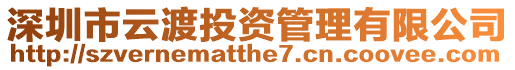 深圳市云渡投資管理有限公司