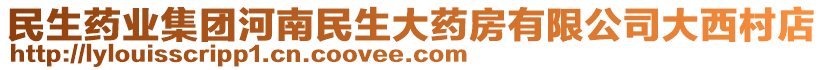 民生藥業(yè)集團河南民生大藥房有限公司大西村店