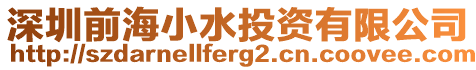 深圳前海小水投資有限公司