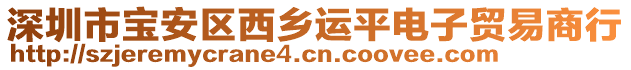 深圳市寶安區(qū)西鄉(xiāng)運(yùn)平電子貿(mào)易商行