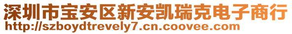 深圳市寶安區(qū)新安凱瑞克電子商行