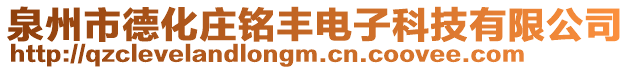 泉州市德化莊銘豐電子科技有限公司