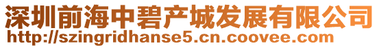 深圳前海中碧產城發展有限公司