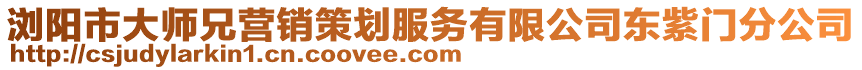 瀏陽市大師兄營銷策劃服務(wù)有限公司東紫門分公司