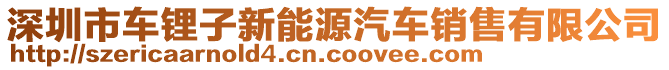 深圳市車鋰子新能源汽車銷售有限公司