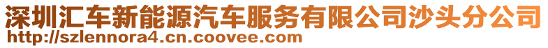 深圳匯車新能源汽車服務有限公司沙頭分公司