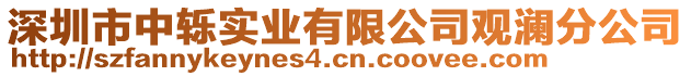 深圳市中轢實業有限公司觀瀾分公司