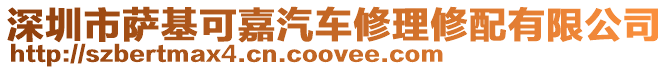 深圳市薩基可嘉汽車修理修配有限公司