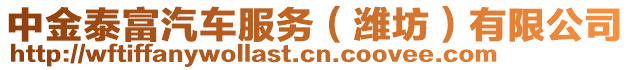 中金泰富汽車服務(wù)(濰坊)有限公司