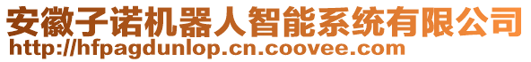 安徽子諾機(jī)器人智能系統(tǒng)有限公司