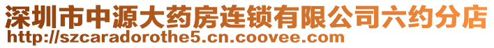 深圳市中源大藥房連鎖有限公司六約分店