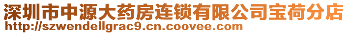 深圳市中源大藥房連鎖有限公司寶荷分店