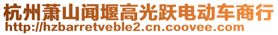 杭州蕭山聞堰高光躍電動車商行