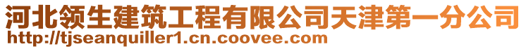 河北領生建筑工程有限公司天津第一分公司