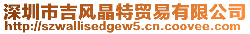 深圳市吉風(fēng)晶特貿(mào)易有限公司