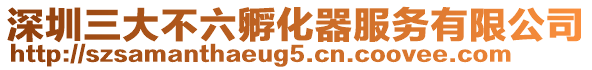 深圳三大不六孵化器服務有限公司