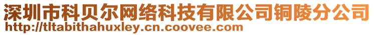 深圳市科貝爾網(wǎng)絡科技有限公司銅陵分公司