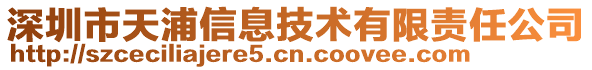 深圳市天浦信息技術有限責任公司