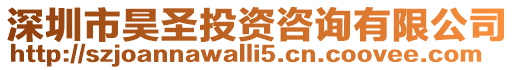 深圳市昊圣投資咨詢有限公司