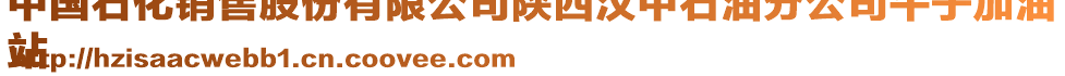 中國(guó)石化銷(xiāo)售股份有限公司陜西漢中石油分公司午子加油
站