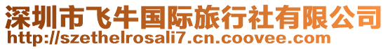 深圳市飛牛國(guó)際旅行社有限公司