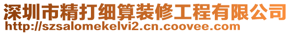 深圳市精打細算裝修工程有限公司